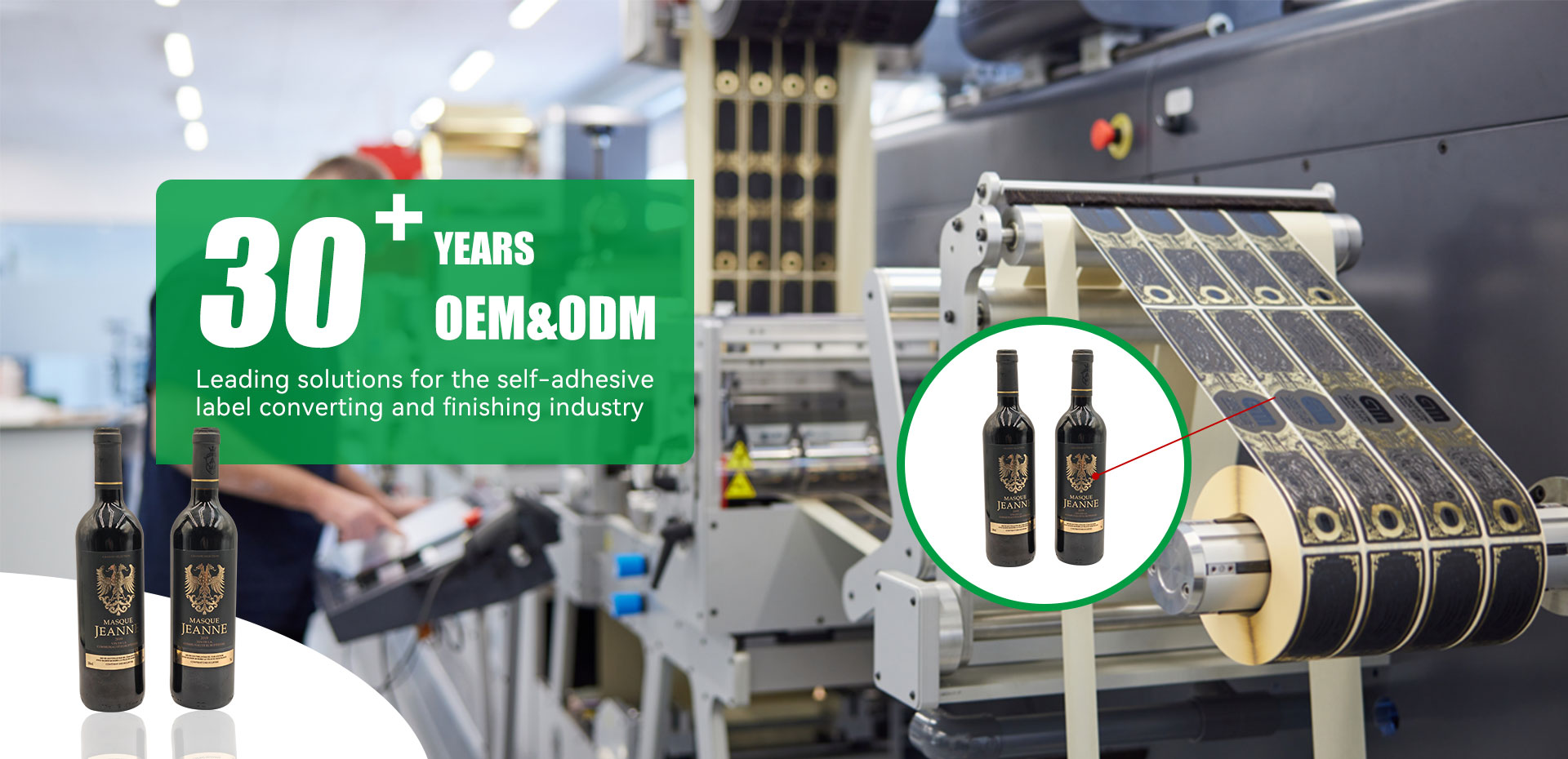 Fábrica de etiquetas de vino