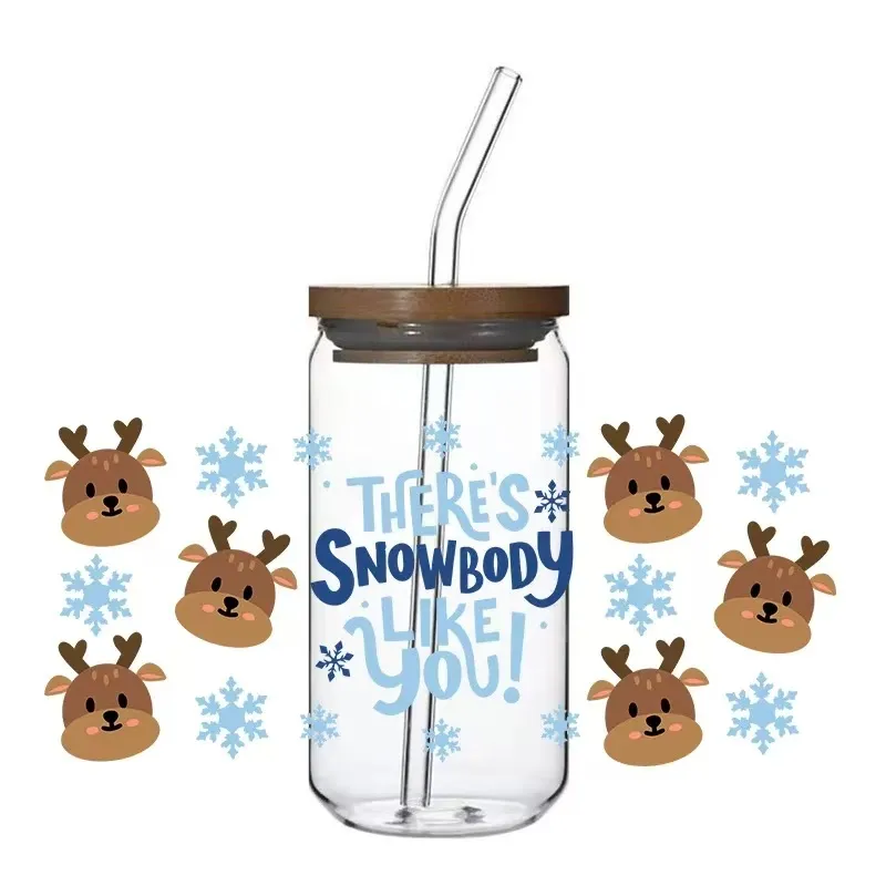 ¿Cuáles son las notas de aplicación de las pegatinas de transferencia para vasos de vidrio de 16 oz?