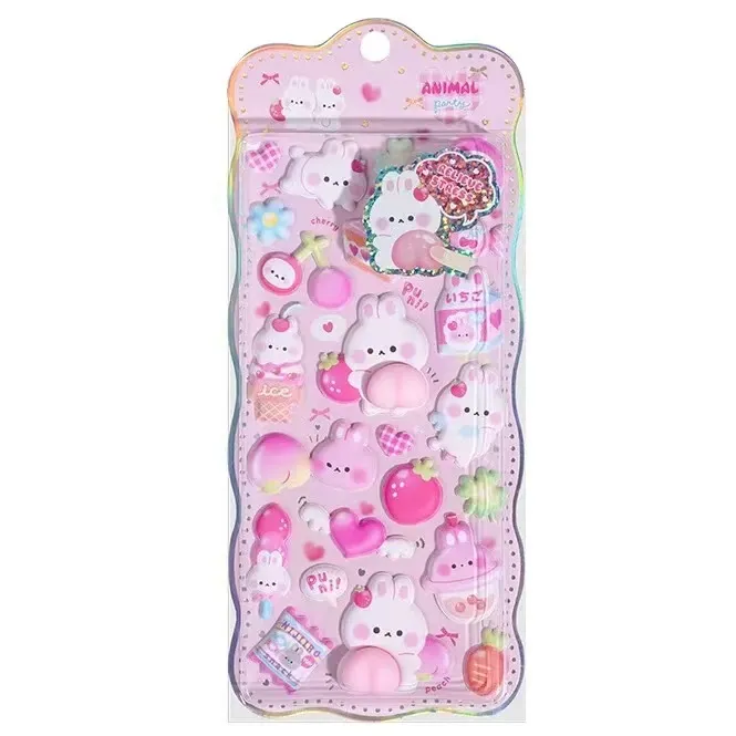 Pegatinas 3D blandas para trasero