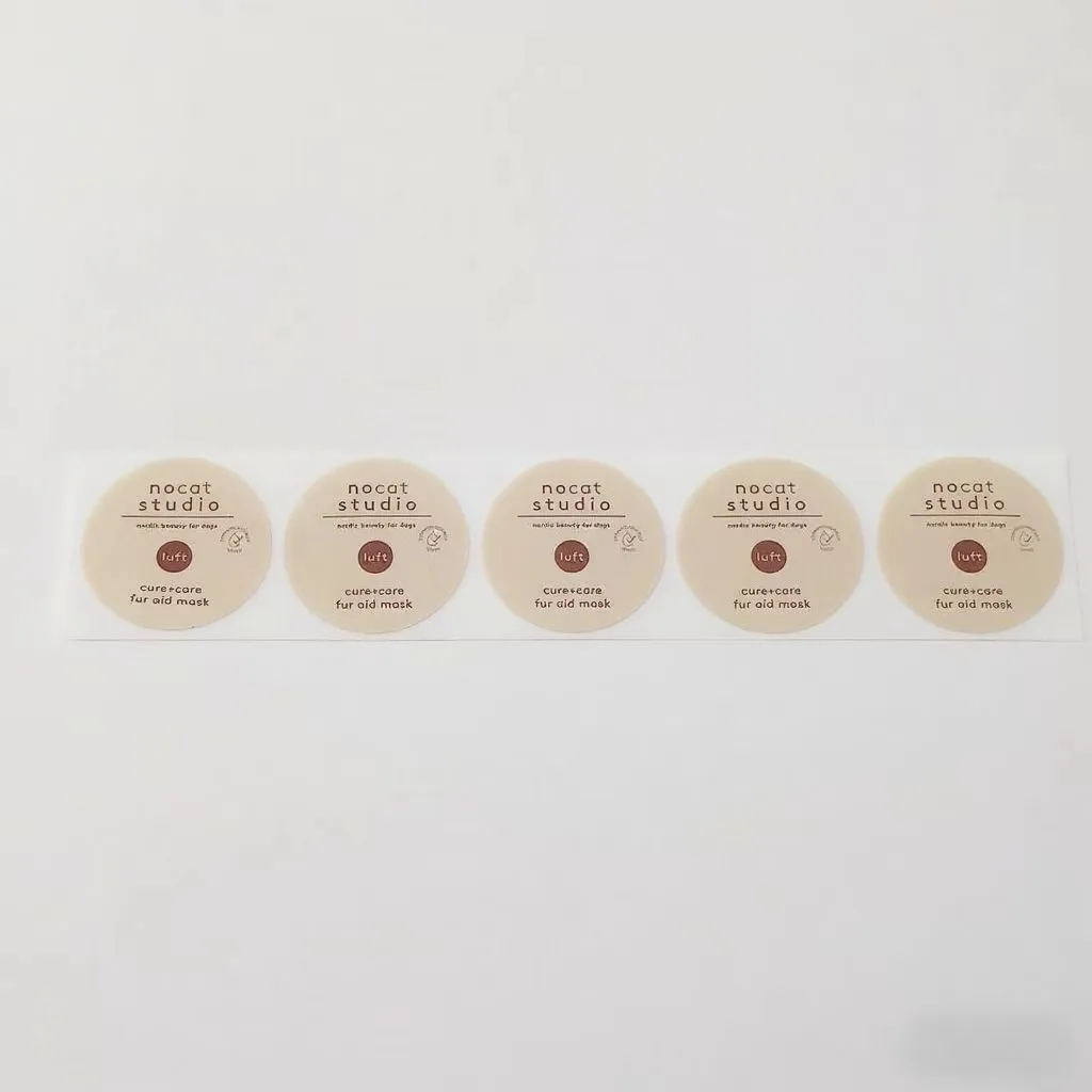 Pegatinas de círculo de botella