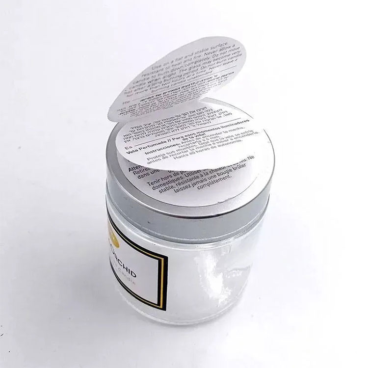 Etiqueta cosmética multicapa