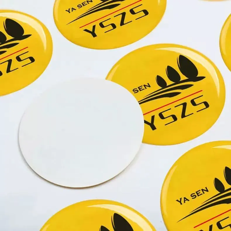 Pegatinas epoxi personalizadas