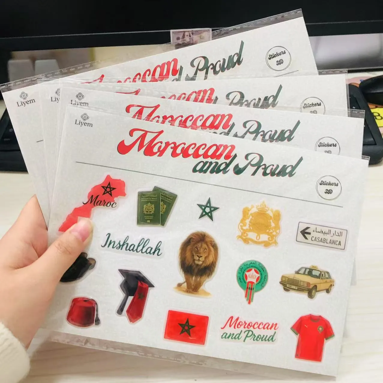 Pegatinas de resina epoxi de cúpula