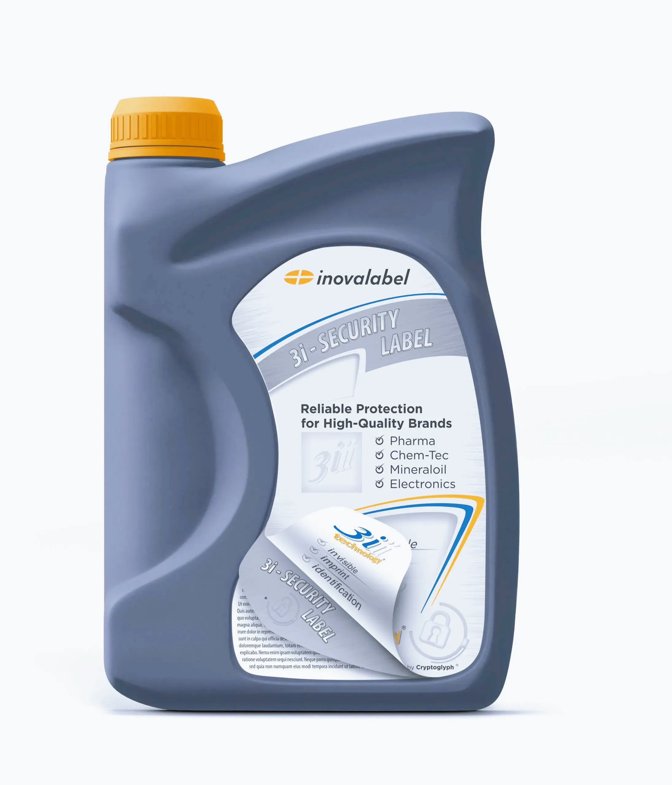 Etiqueta de multicapa de aceite de motor