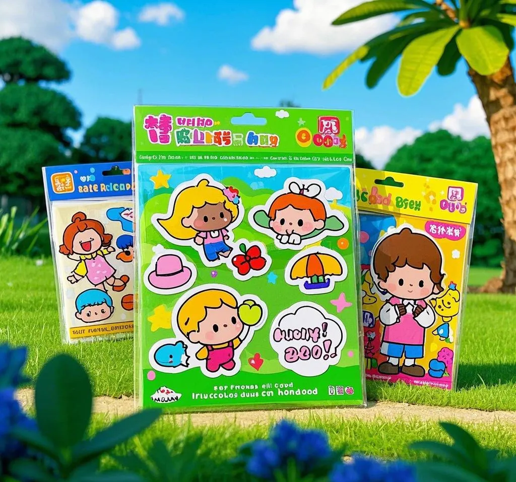 Calcomanías de dibujos animados para niños