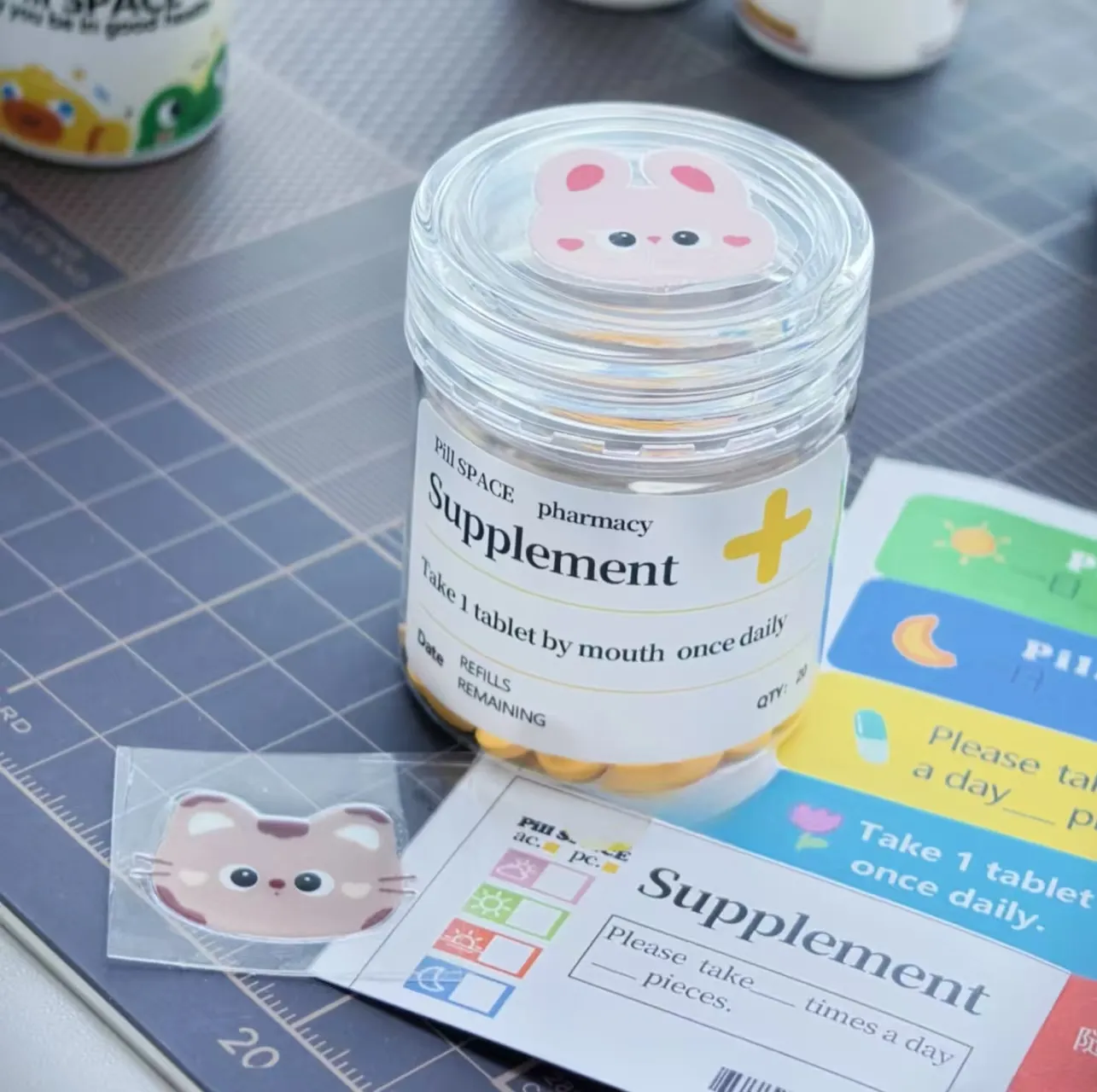 Etiquetas de medicamentos médicos