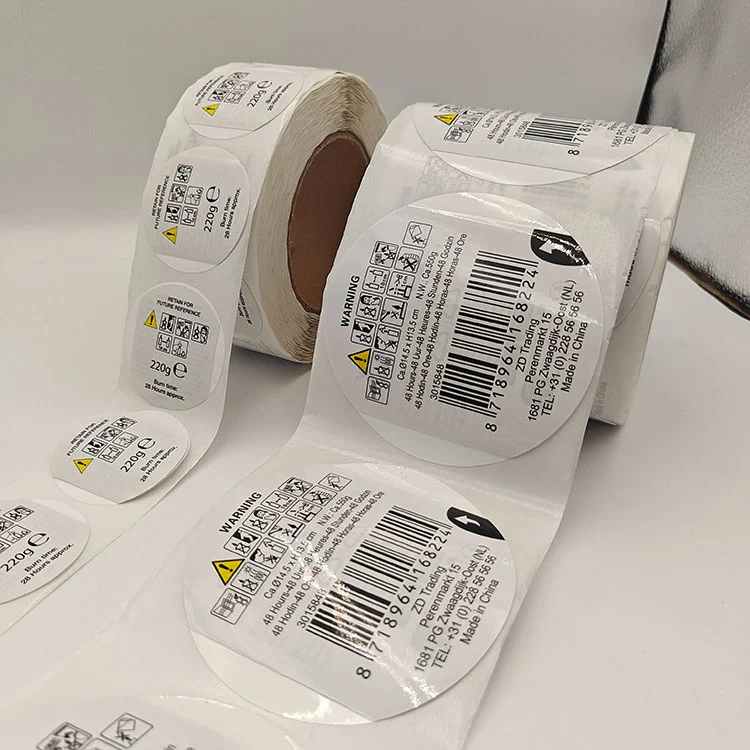 Etiqueta de código de barras multicapa
