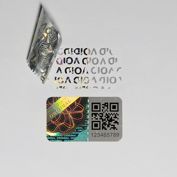 Etiquetas de anti-cuenta de código QR