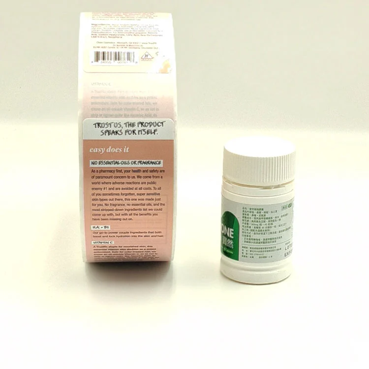 Etiquetas vitaminas