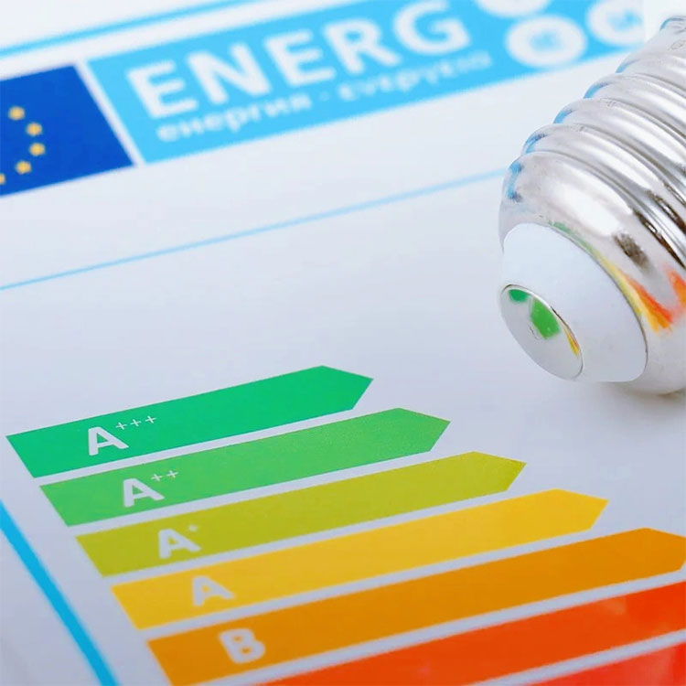 Etiqueta de eficiencia energética de lavadora